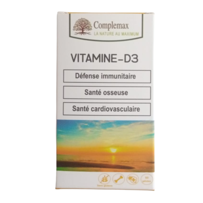 COMPLEMAX VITAMINE D3 60 GELULES