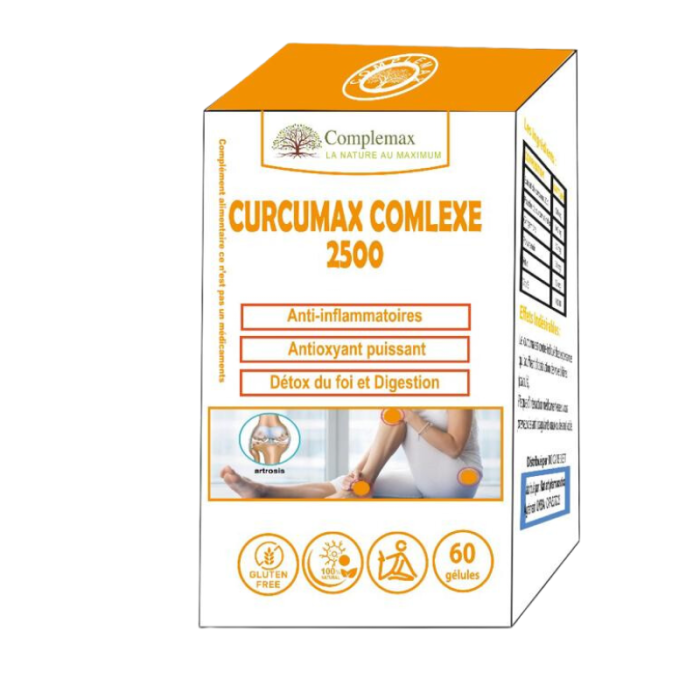 COMPLEMAX CURCUMAX COMPLEXE 2500MG 60 GELULES