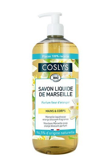 COSLYS SAVON DE MARSEILLE FLEUR D’ORANGER 300ML