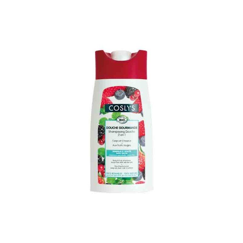 COSLYS SHAMPOOING DOUCHE FRUIT ROUGE BIO 250ML