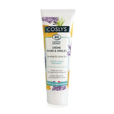 COSLYS CREME MAINS ET ONGLES LAVANDE & CITRON 50ML