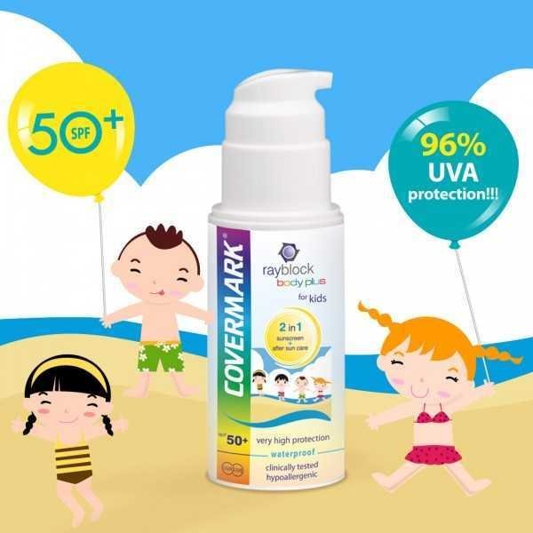COVERMARK RAYBLOCK BODY PLUS FOR KIDS 2EN1 SPF50+ 100ML