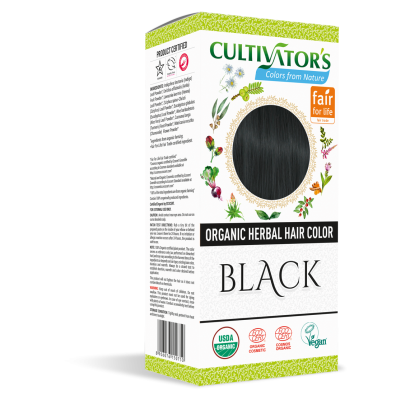 CULTIVATOR'S ORGANIC HERBAL HAIR COLOR HENNA