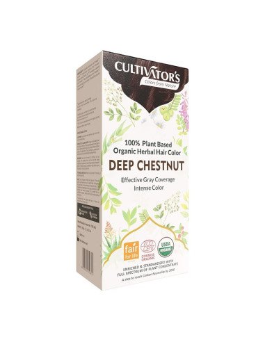 CULTIVATOR'S ORGANIC HERBAL HAIR COLOR DEEP CHESTNUT