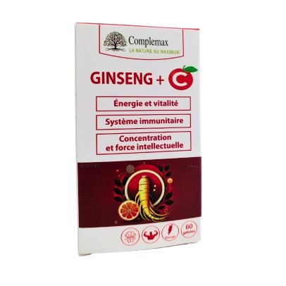 COMPLEMAX GINSENG+ VITAMINE C 60 GELULES