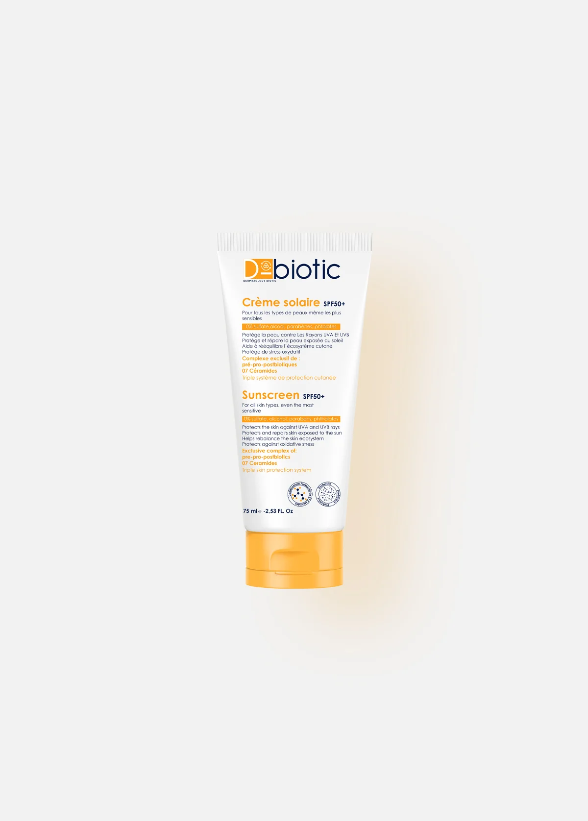 D-BIOTIC CREME SOLAIRE SPF50+ 75ML