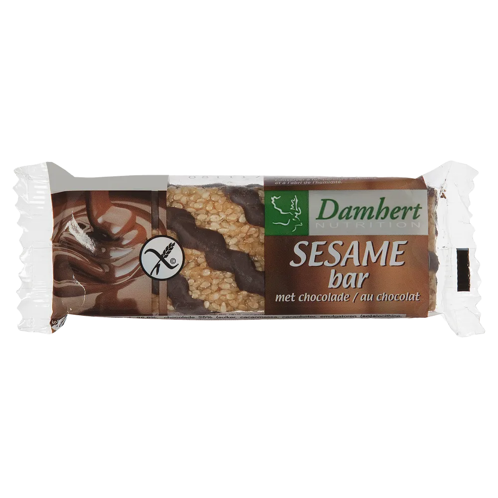 DAMHERT BARRES DE SESAME AU CHOCOLAT 96*45G