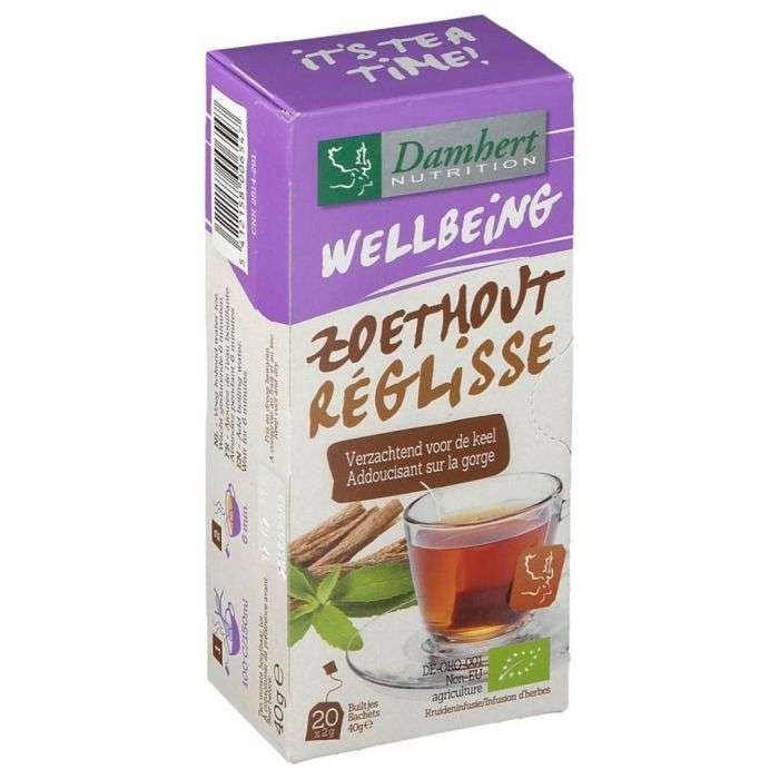 DAMHERT TISANE WELLBEING TEA REGLISSE 20*2G