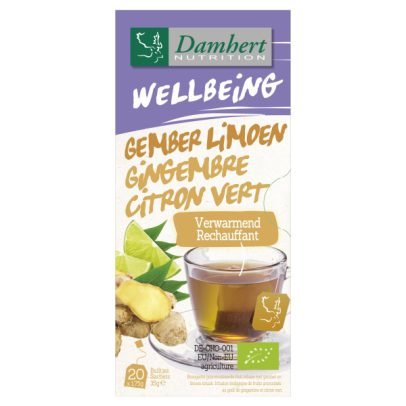 DAMHERT WELLBEING TISANE GEMBER LIMOEN 20*1.75G