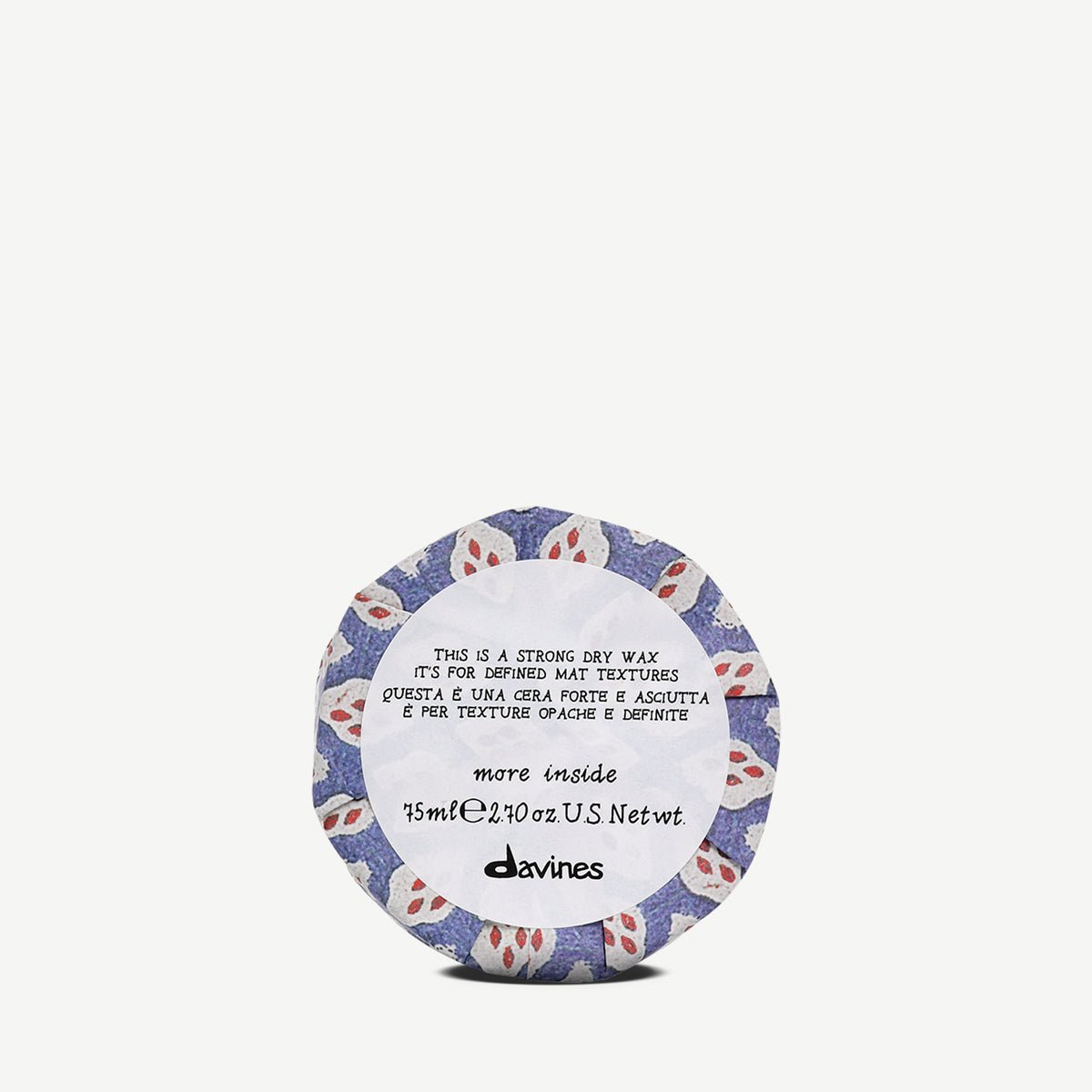 DAVINES MORE INSIDE STRONG DRY WAX 75ML