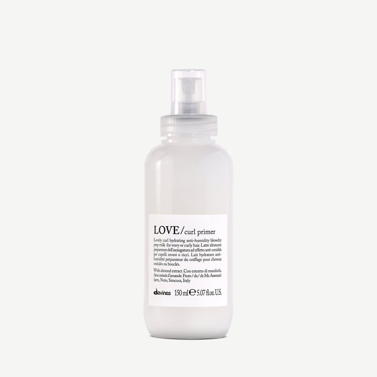 DAVINES LOVE CURL PRIMER 150ML 75658 NEW