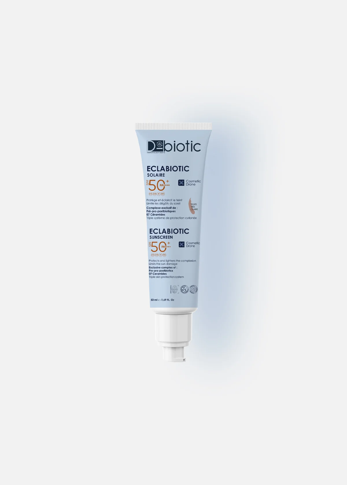 D-BIOTIC ECLABIOTIC SOLAIRE TEINTE TRES CLAIRE SPF50+ 50ML