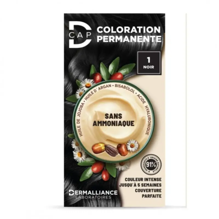 D-CAP COLORATION PERMANENTE 1 NOIR