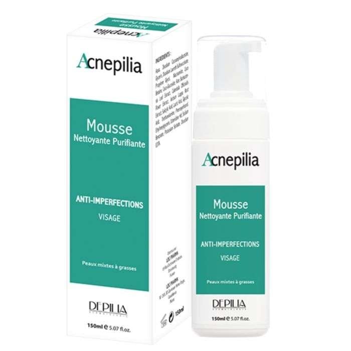 DEPILIA ACNEPILIA MOUSSE NETTOYANTE PURIFIANTE 150ML