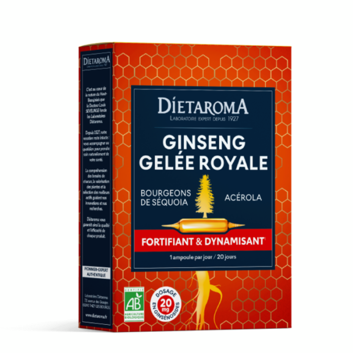 DIETAROMA GINSENG GELEE ROYALE ACEROLA 20 AMPOULES
