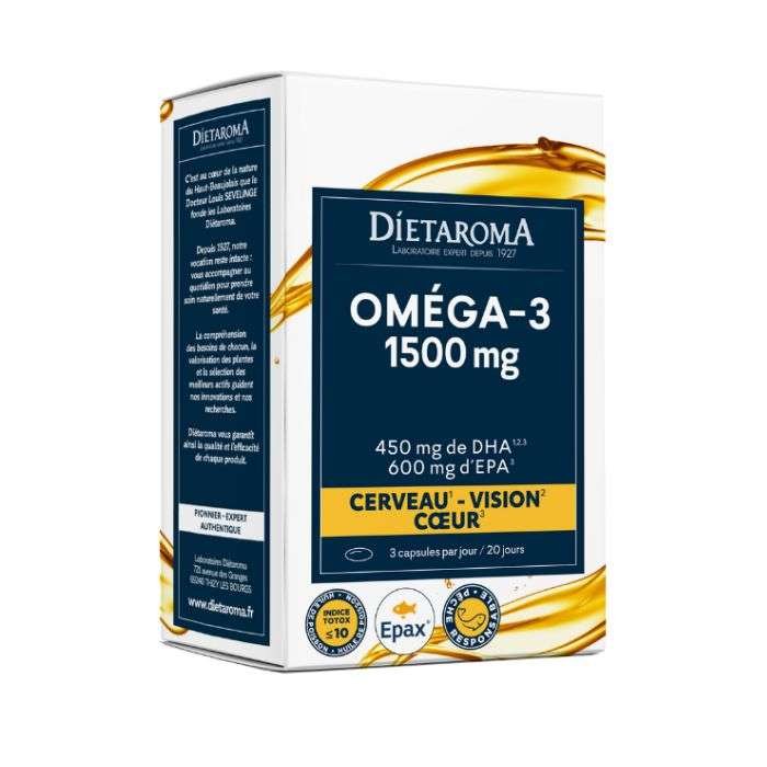 DIETAROMA OMEGA 3 EPAX 1500 MG 60 CAPSULES