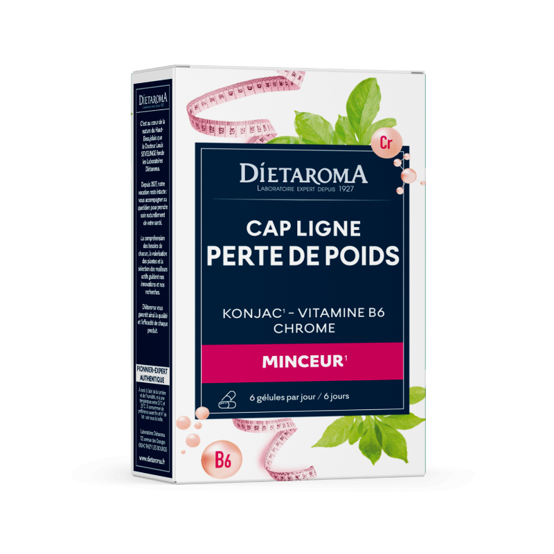 DIETAROMA CAPLIGNE KONJAC & CHROME 40 GELULES
