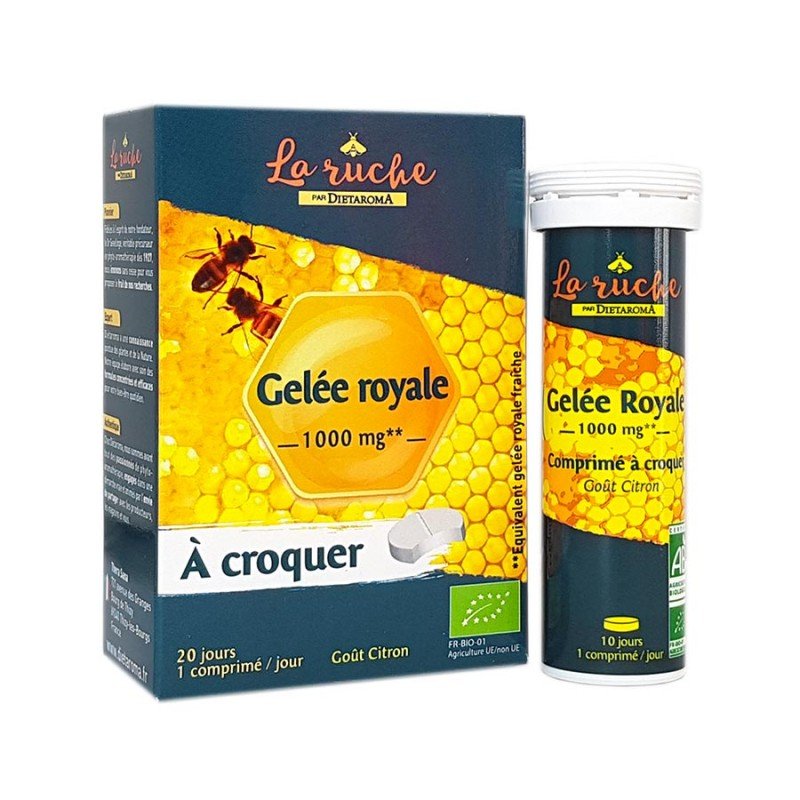 DIETAROMA LA RUCHE GELEE ROYALE A CROQUER 20 COMPRIMER