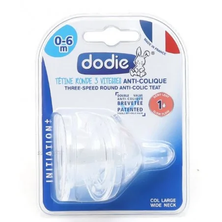 DODIE 2 TETINES INITIATION+ ANTI COLIQUE 0-6M D1
