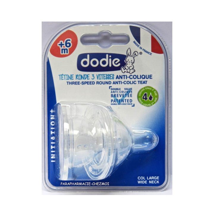 DODIE 2 TETINES INITIATION+ ANTI COLIQUE 6M+ D4