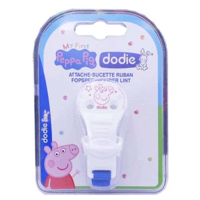 DODIE ATTACHE SUCETTE RUBAN PEPPA PIG