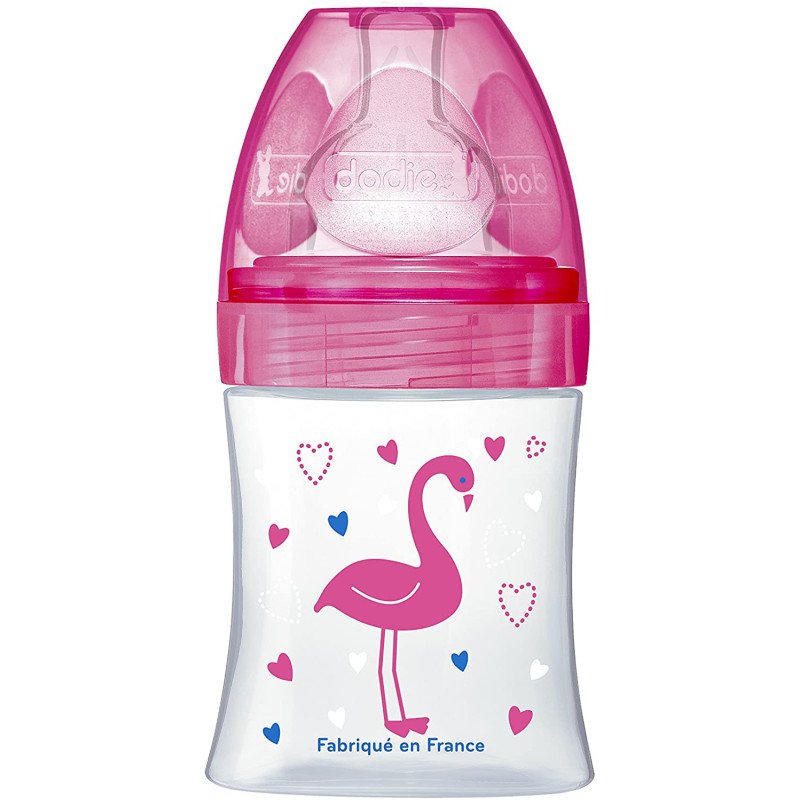 DODIE BIBERON INITIATION+ ROSE POUPEE 0-6M 150ML