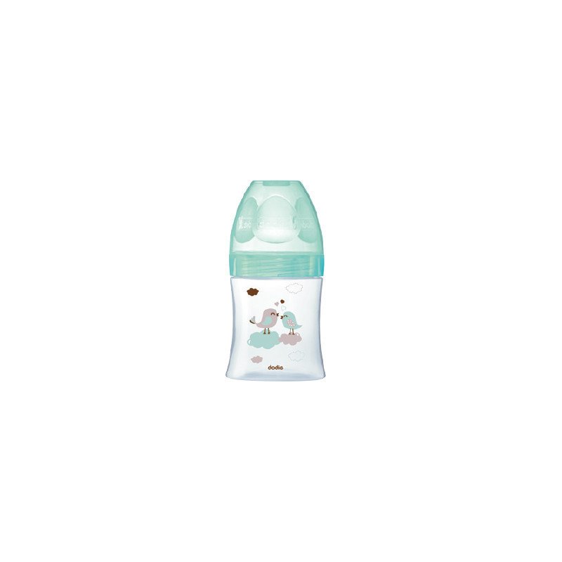 DODIE BIB INITIATION+ VERRE VERT OISEAUX 0-6M 150ML