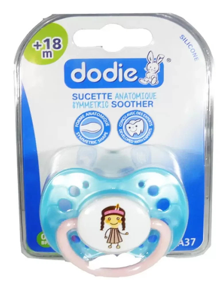 DODIE SUCETTES ANATOMIQUES FLEURS 18M+ A37