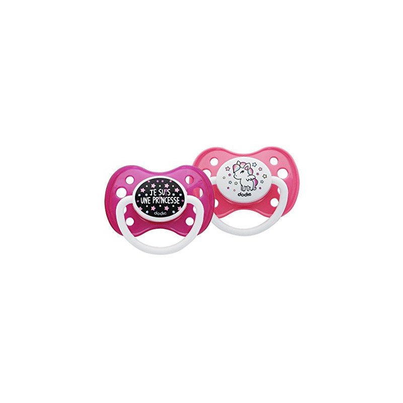 DODIE SUCETTES ANATOMIQUES PRINCESSE 6M+ A70