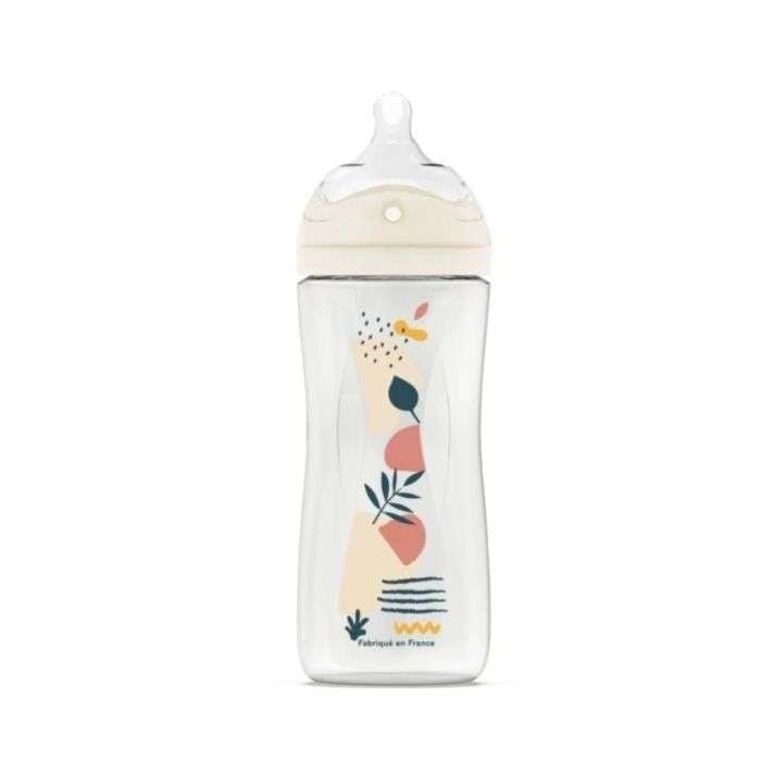 DODIE BIBERON ANTI COLIQUE D3 AVEC TETINE MULTI PERFOREE 6M+ ROSE 330ML