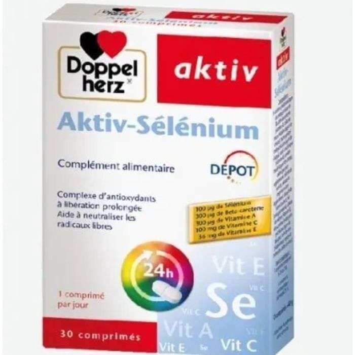 DOPPEL HERZ AKTIV SELENIUM 30 COMPRIMES