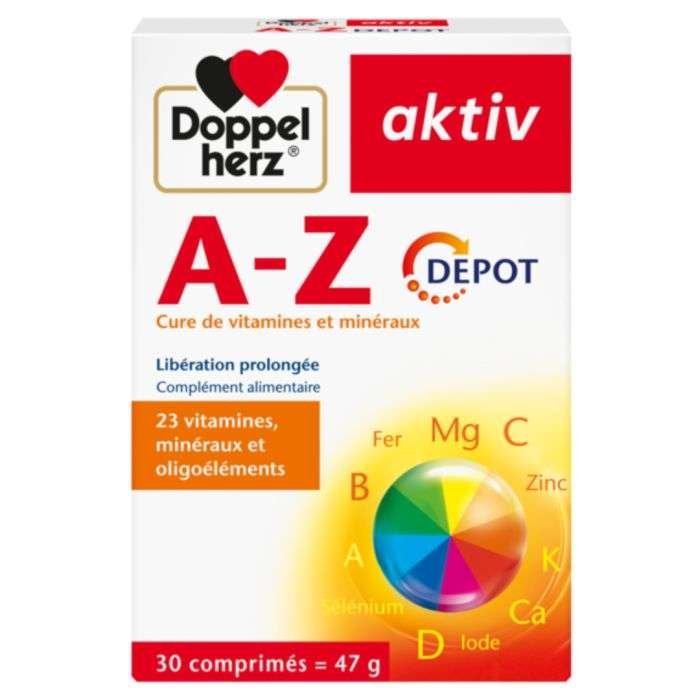 DOPPEL HERZ AKTIV A-Z DEPOT 30 COMPRIMES