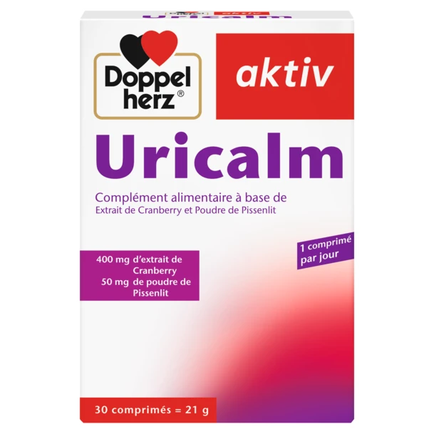 DOPPEL HERZ AKTIV URICALM 30 COMPRIMES