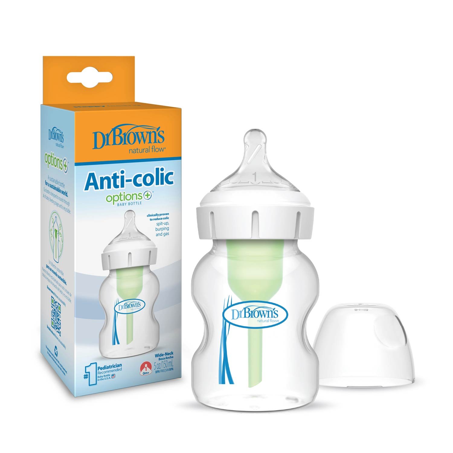 DR BROWNS BIB OPTIONS + ANTI COLIC 150ML WB51600-ESX