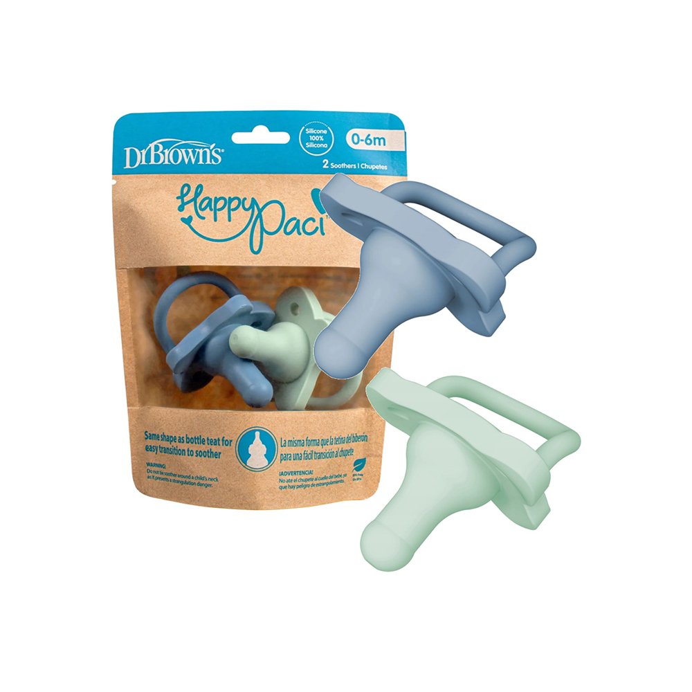 DR BROWNS 2 SUCETTES SHIELD PACIFIER 0-6M PV12401