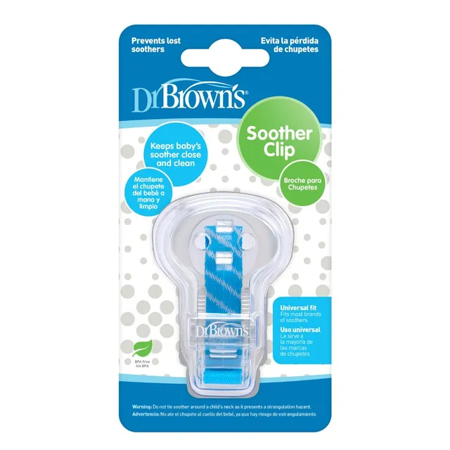 DR BROWNS PACIFIER SOOTHER TETHER CLIP 990INTL