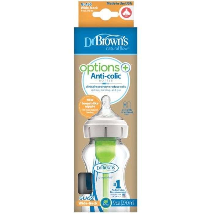 DR BROWNS 2 BIBERONS ANTI COLIC COL LARGE 270ML WB92600