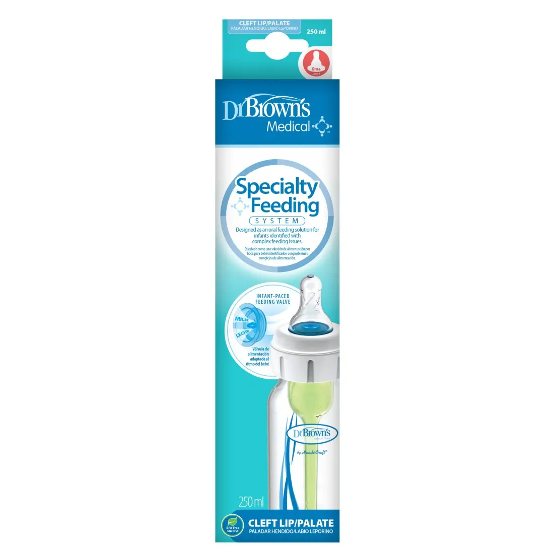 DR BROWNS BIBERON SPECIALITY FEEDING SYSTEM 250ML REF SB815 MED