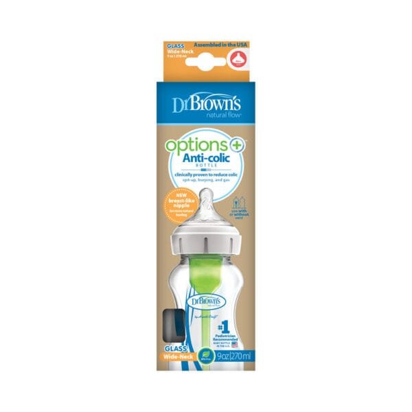 DR BROWNS OPTIONS + ANTI COLIC GOLDFISH 270ML COL LARGE WB91802