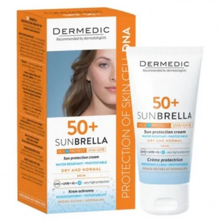DERMEDIC SUNBRELLA ECRAN SPF50+ P.SENSIBLES 50ML