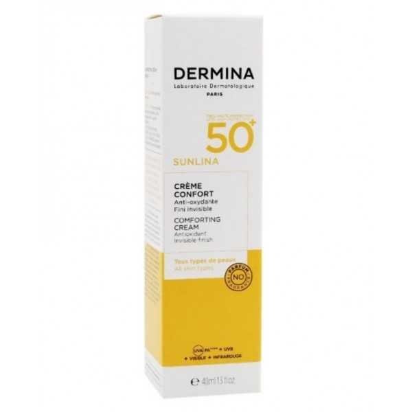 DERMINA SUNLINA CREME CONFORT INVISIBLE 40ML