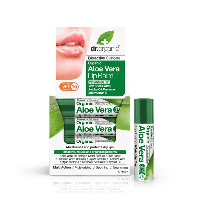 DR.ORGANIC ALOE VERA BAUME LEVRES 5.7ML