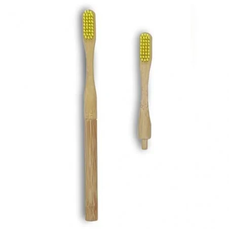 DENTI SMILE BROSSE A DENTS TETES INTERCHANGEABLES JAUNE