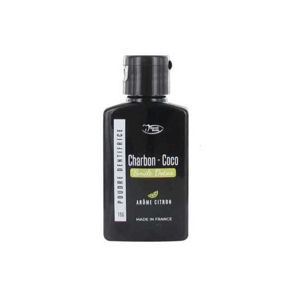 DENTI SMILE CHARBON-COCO POUDRE DENTIFRICE CITRON 15G