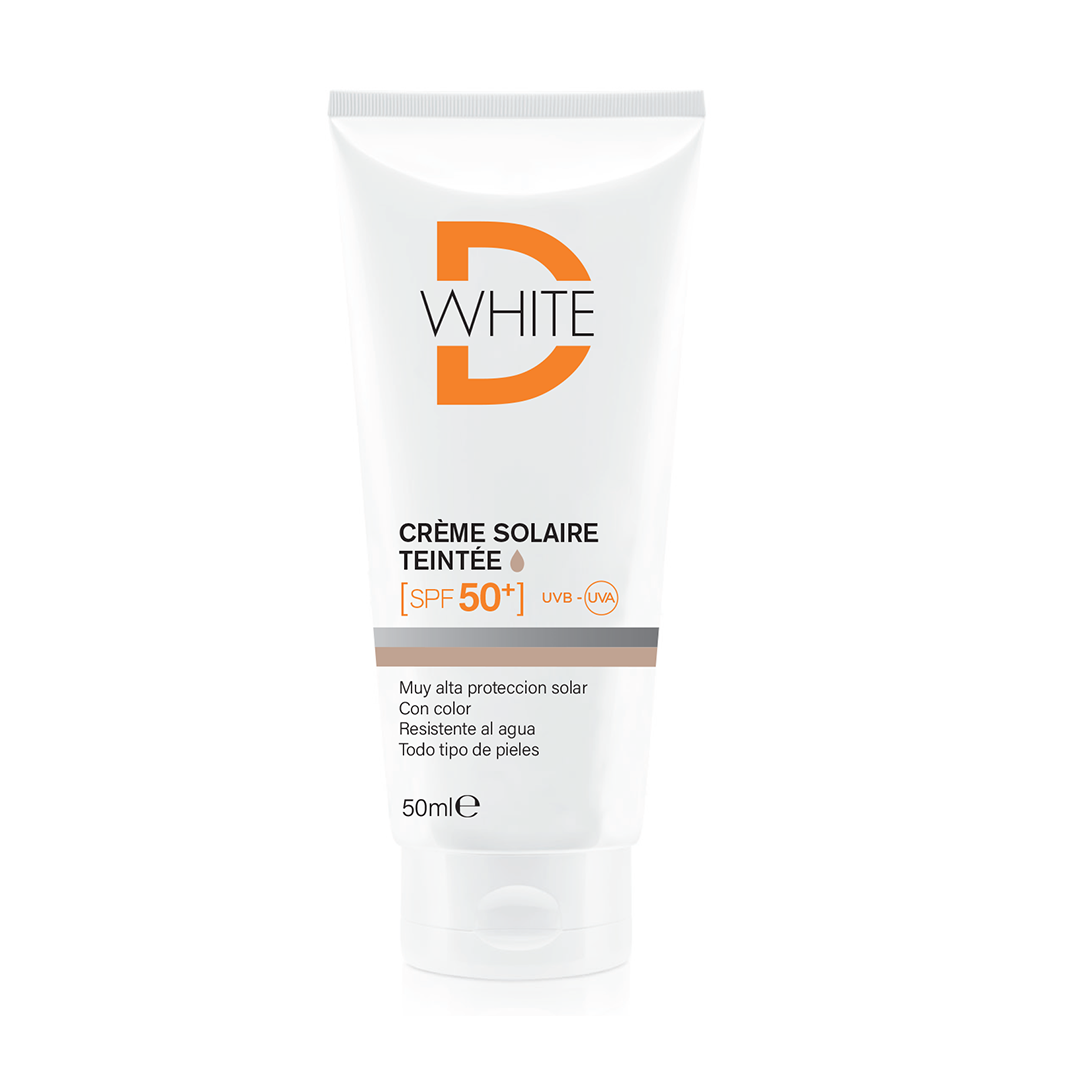 D WHITE ECRAN SOLAIRE TEINTE MEDIUM SPF50+ 50ML