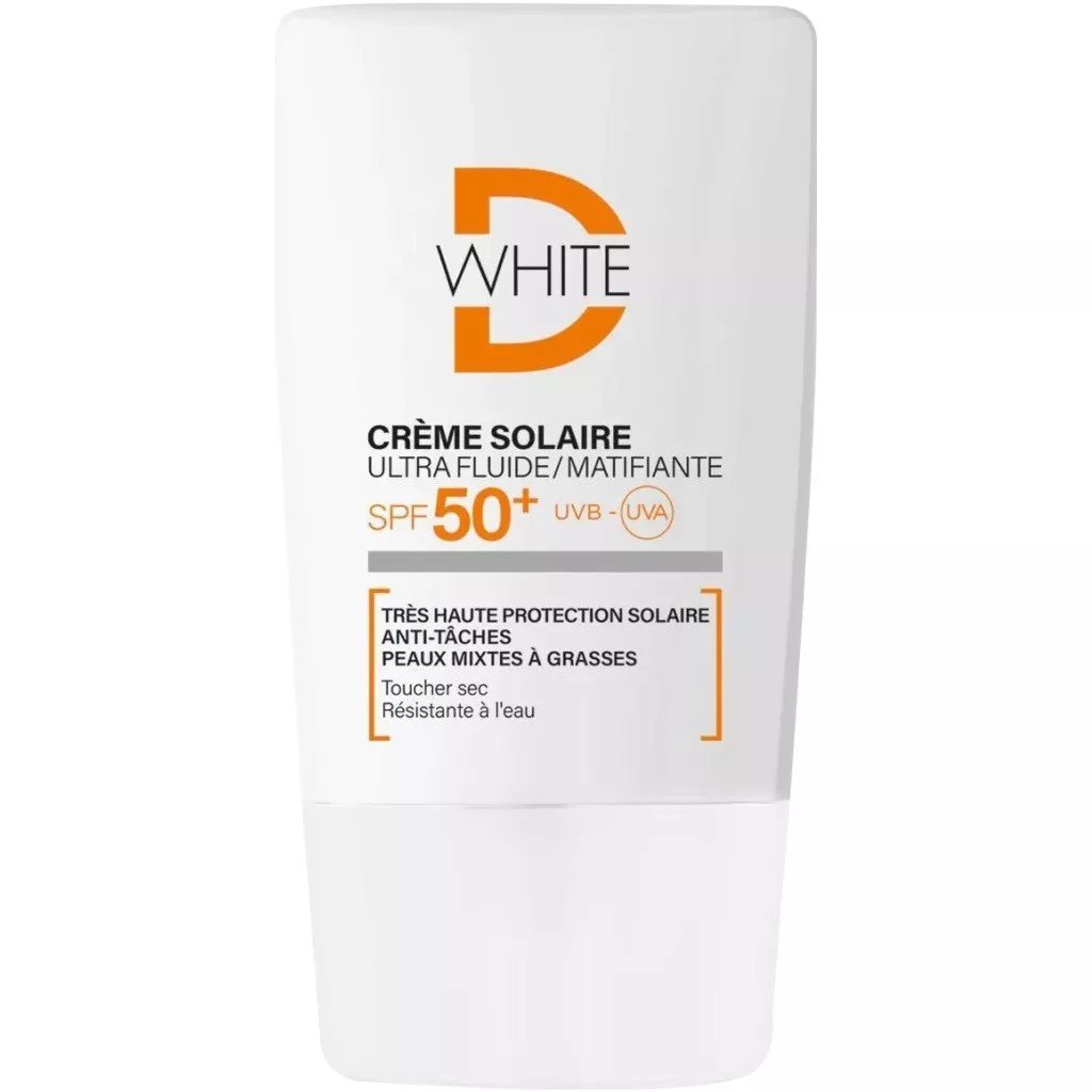 D WHITE ECRAN SOLAIRE ULTRA FLUIDE MATIFIANTE SPF50+ 40ML