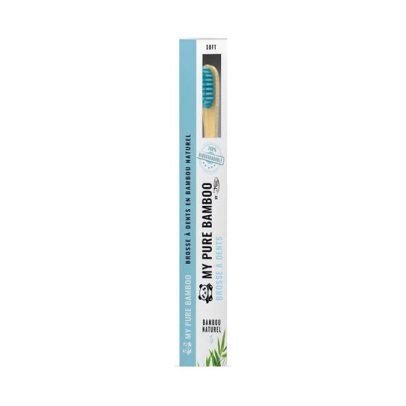 DENTI SMILE BROSSE A DENTS BAMBOU MEDIUM VERT