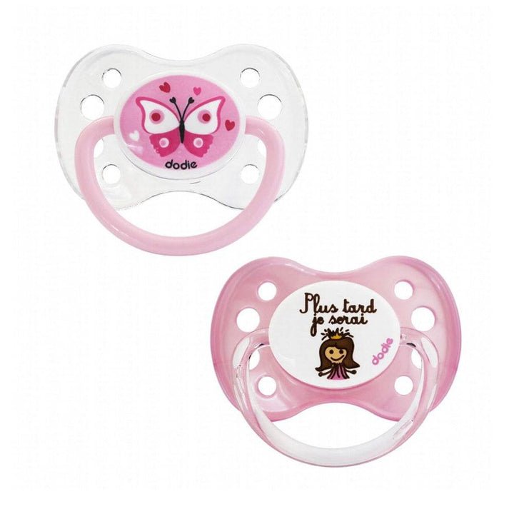 DODIE 2 SUCETTES ANATOMIQUES 6M+ N A13 PAPILLON