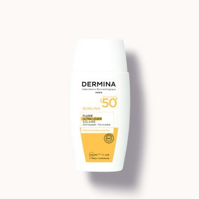DERMINA SUNLINA FLUIDE SOLAIRE ULRA LEGER SPF 50+ 50ML