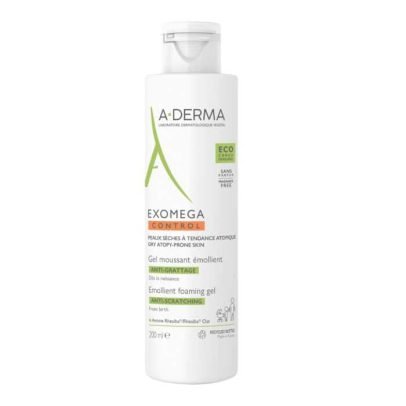 A-DERMA EXOMEGA CONTROL GEL MOUSSANT EMOLIENT 200ML